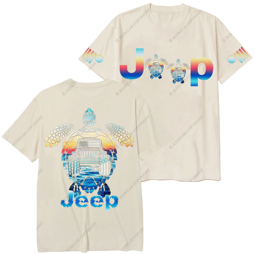 Sunset Beach Turtle Jp T-Shirt