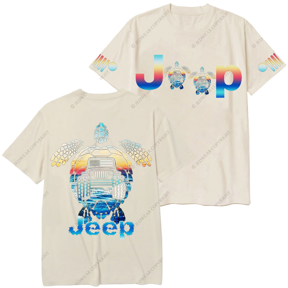 Sunset Beach Turtle Jp T-Shirt