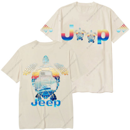 Sunset Beach Turtle Jp T-Shirt