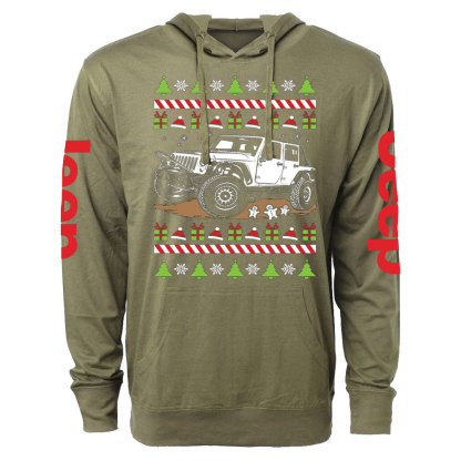 Ugly Christmas Jp #1 Oversized Lightweight Hoodie