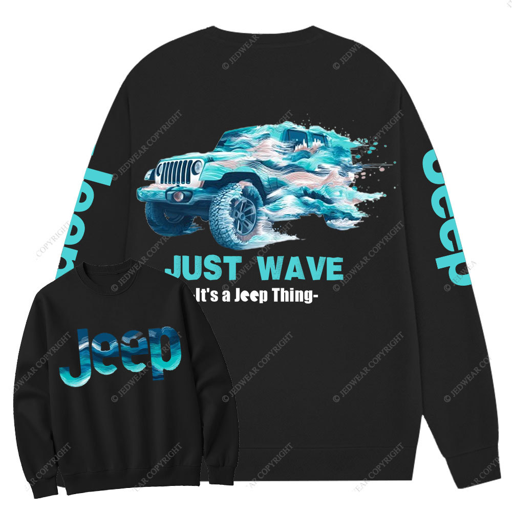 Funny Just Wave It's a Jp Thing Crew Neck Sweatshirt