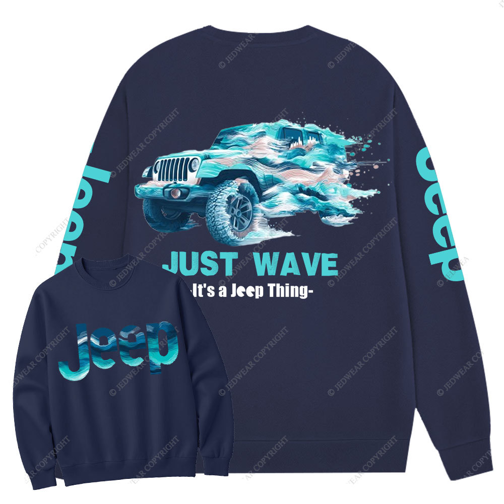 Funny Just Wave It's a Jp Thing Crew Neck Sweatshirt