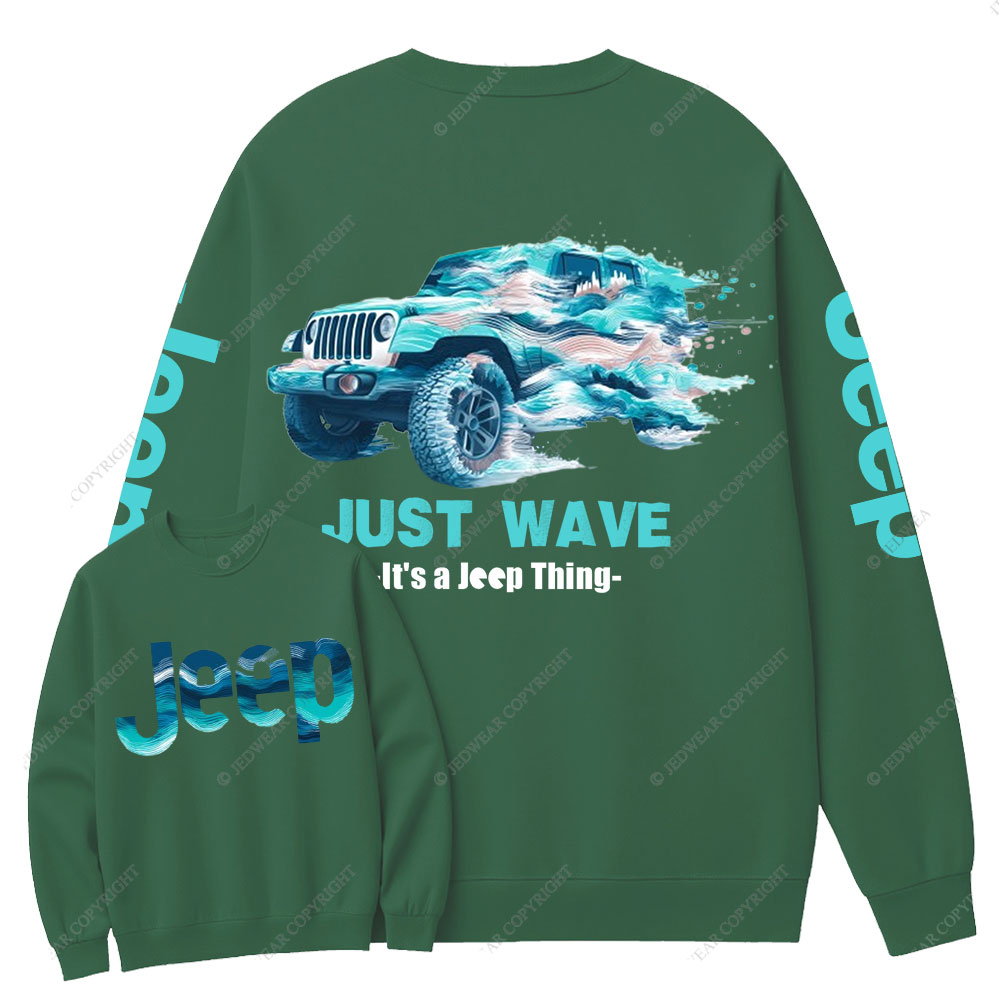 Funny Just Wave It's a Jp Thing Crew Neck Sweatshirt