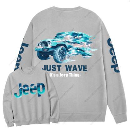 Funny Just Wave It's a Jp Thing Crew Neck Sweatshirt