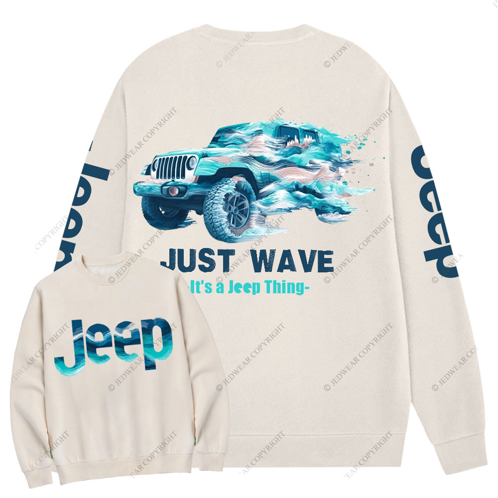 Funny Just Wave It's a Jp Thing Crew Neck Sweatshirt