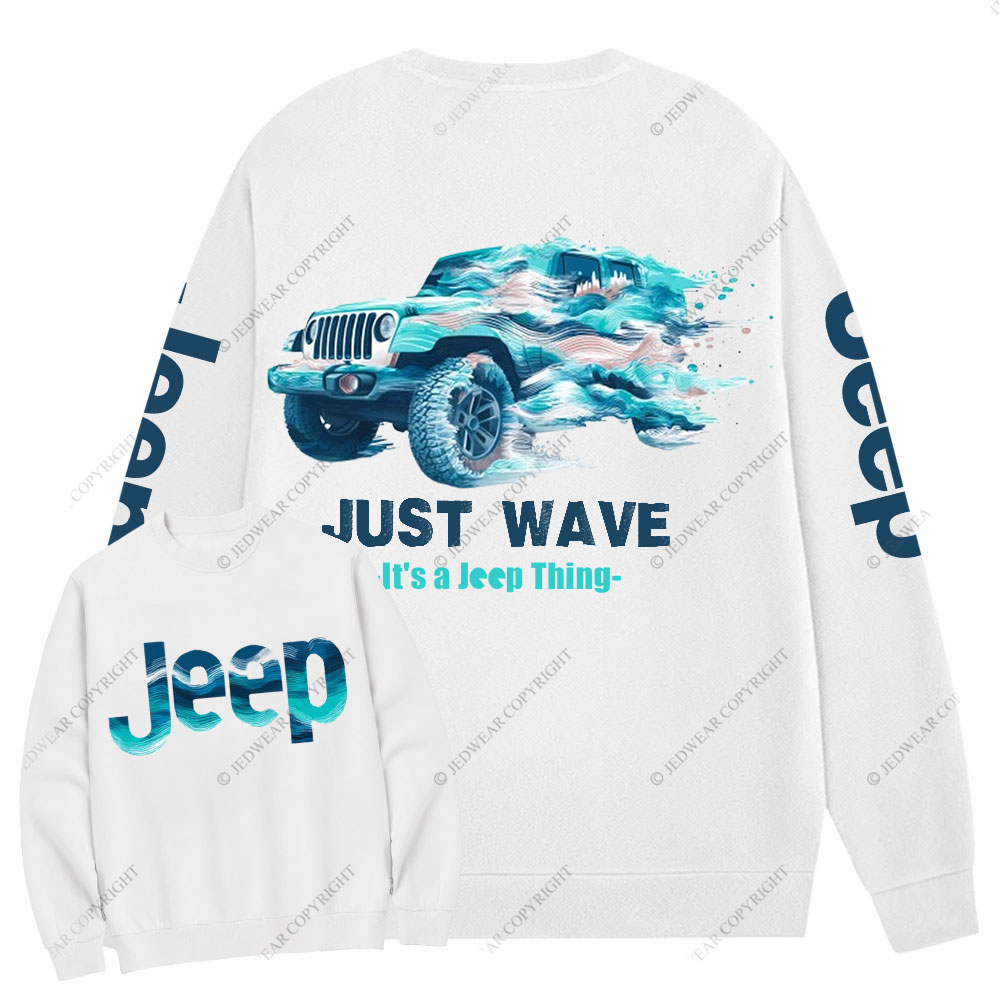 Funny Just Wave It's a Jp Thing Crew Neck Sweatshirt