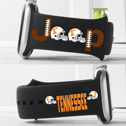 Tennessee Vols Orange Jp Helmet Grille Jp Print Watch Band