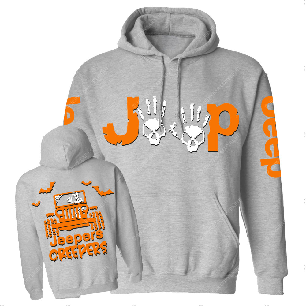Halloween Creepers Wave Jpers Double Printed Jp Casual Hoodie