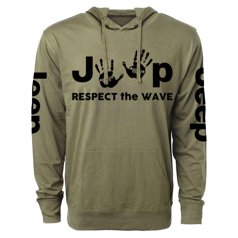 Jp Respect The Wave Oversized Lightweight Hoodie