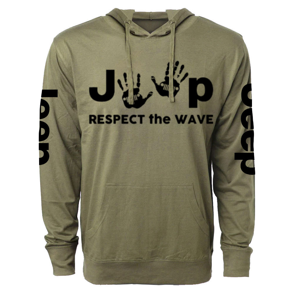 Jp Respect The Wave Oversized Lightweight Hoodie