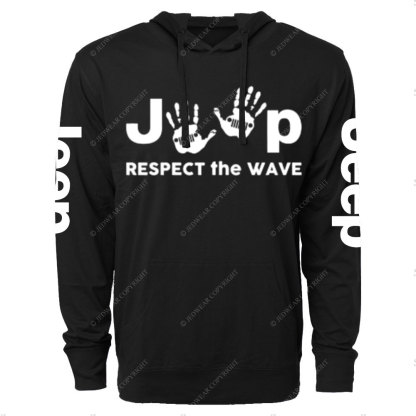 Jp Respect The Wave Oversized Lightweight Hoodie