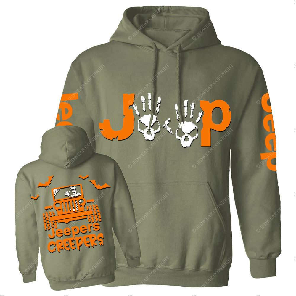 Halloween Creepers Wave Jpers Double Printed Jp Casual Hoodie