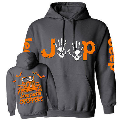 Halloween Creepers Wave Jpers Double Printed Jp Casual Hoodie