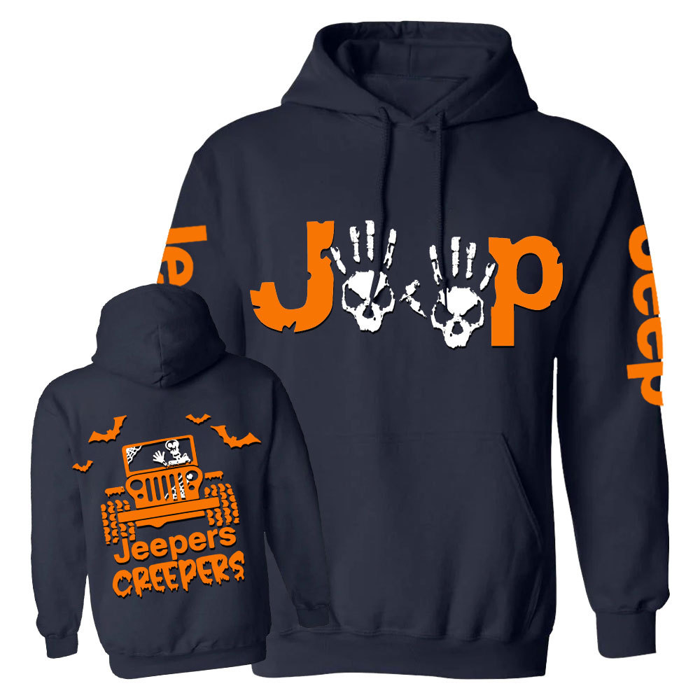Halloween Creepers Wave Jpers Double Printed Jp Casual Hoodie