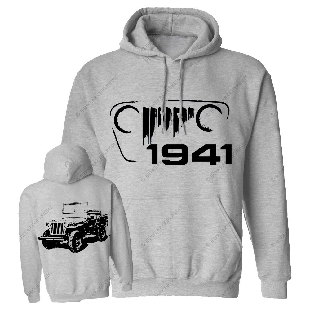 Military Vehicle Willys Mb Since 1941 Oversized Hoodie