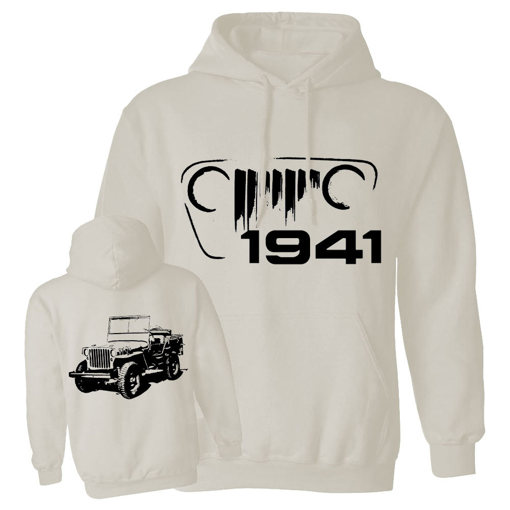 Military Vehicle Willys Mb Since 1941 Oversized Hoodie