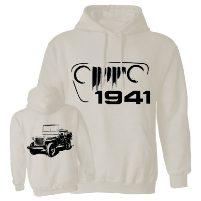 Military Vehicle Willys Mb Since 1941 Oversized Hoodie