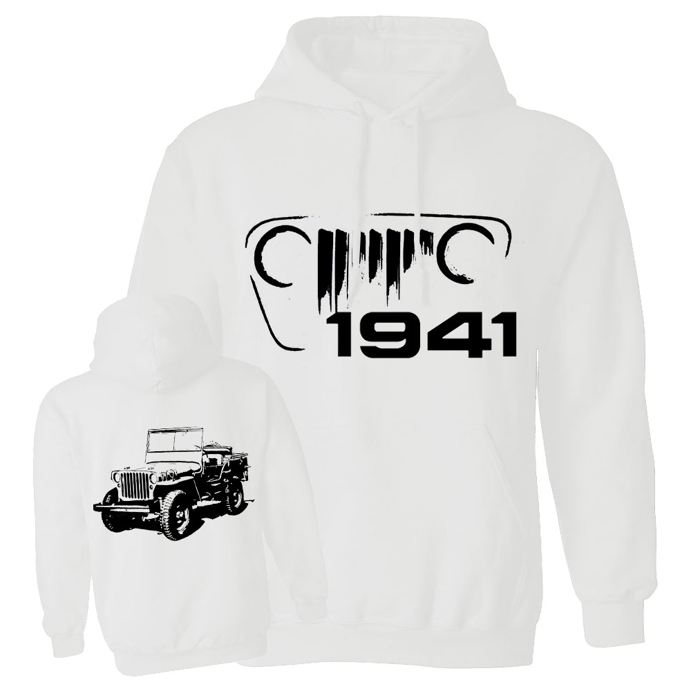 Military Vehicle Willys Mb Since 1941 Oversized Hoodie