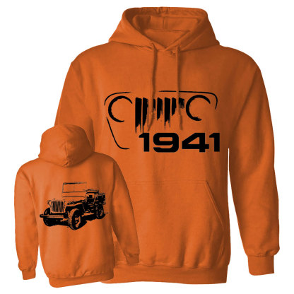 Military Vehicle Willys Mb Since 1941 Oversized Hoodie