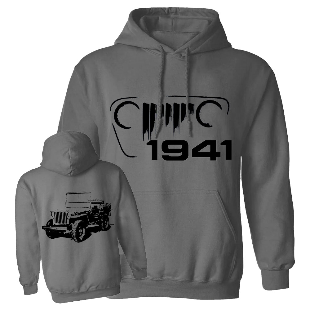 Military Vehicle Willys Mb Since 1941 Oversized Hoodie