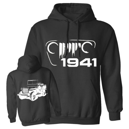 Military Vehicle Willys Mb Since 1941 Oversized Hoodie
