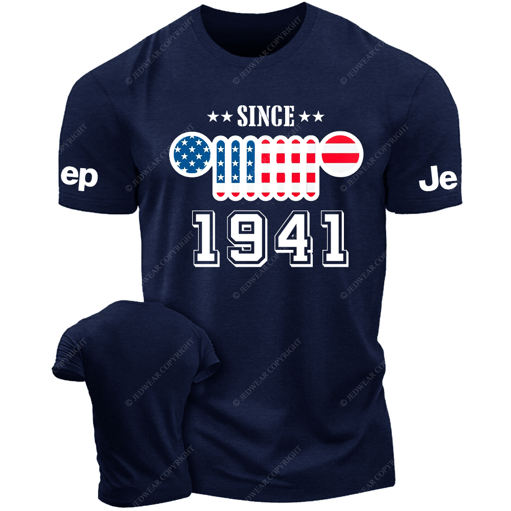 SinceTime And Flag  T-Shirt