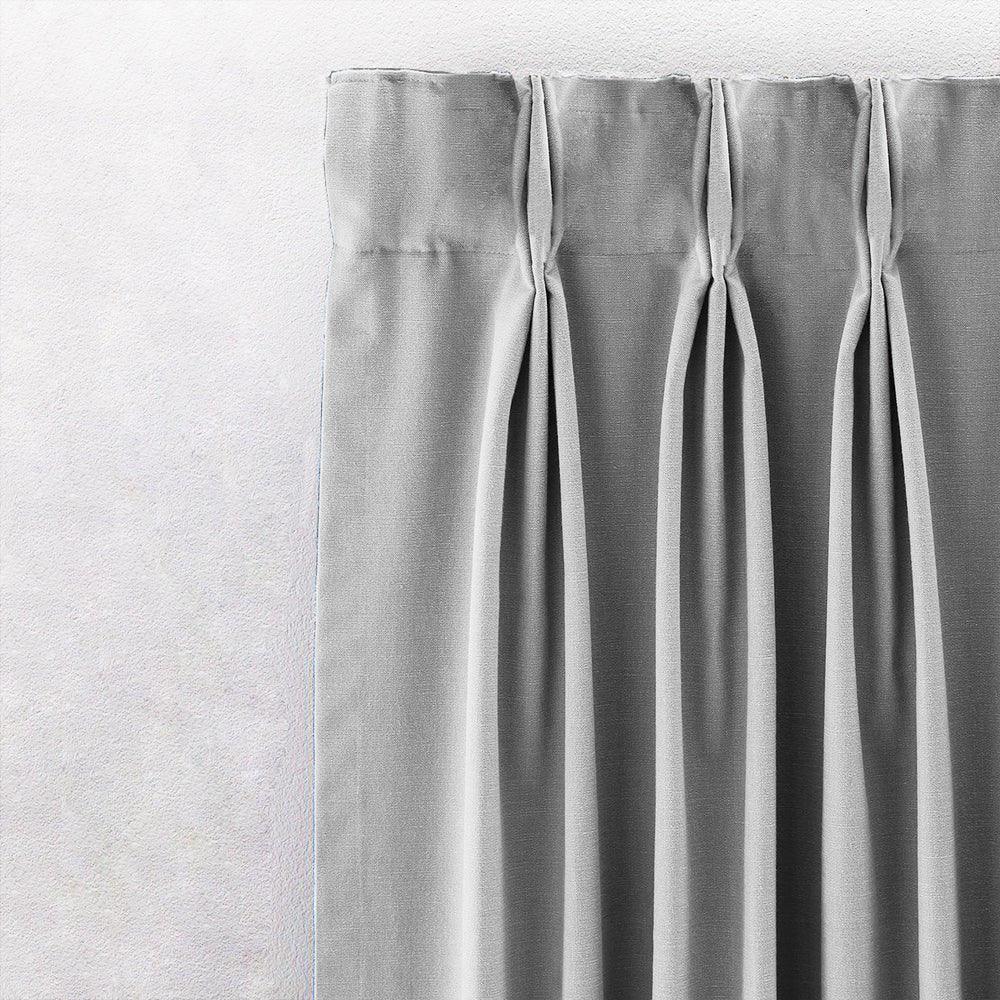Jacquard Room Darkening Curtains in Super White Set Of 2 - (P0)