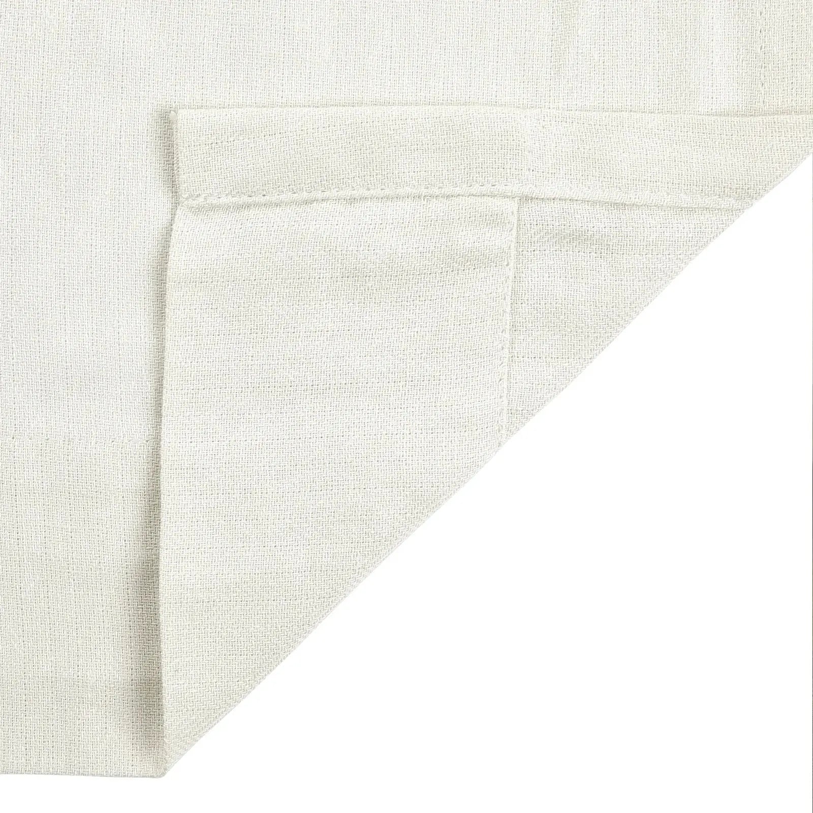 Ron Linen Cotton Herringbone Curtain Pleated TWOPAGES