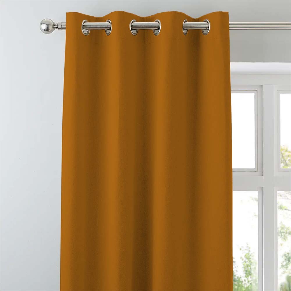 Jacquard Room Darkening Curtains in Tangy Twist Set Of 2 - (P104)