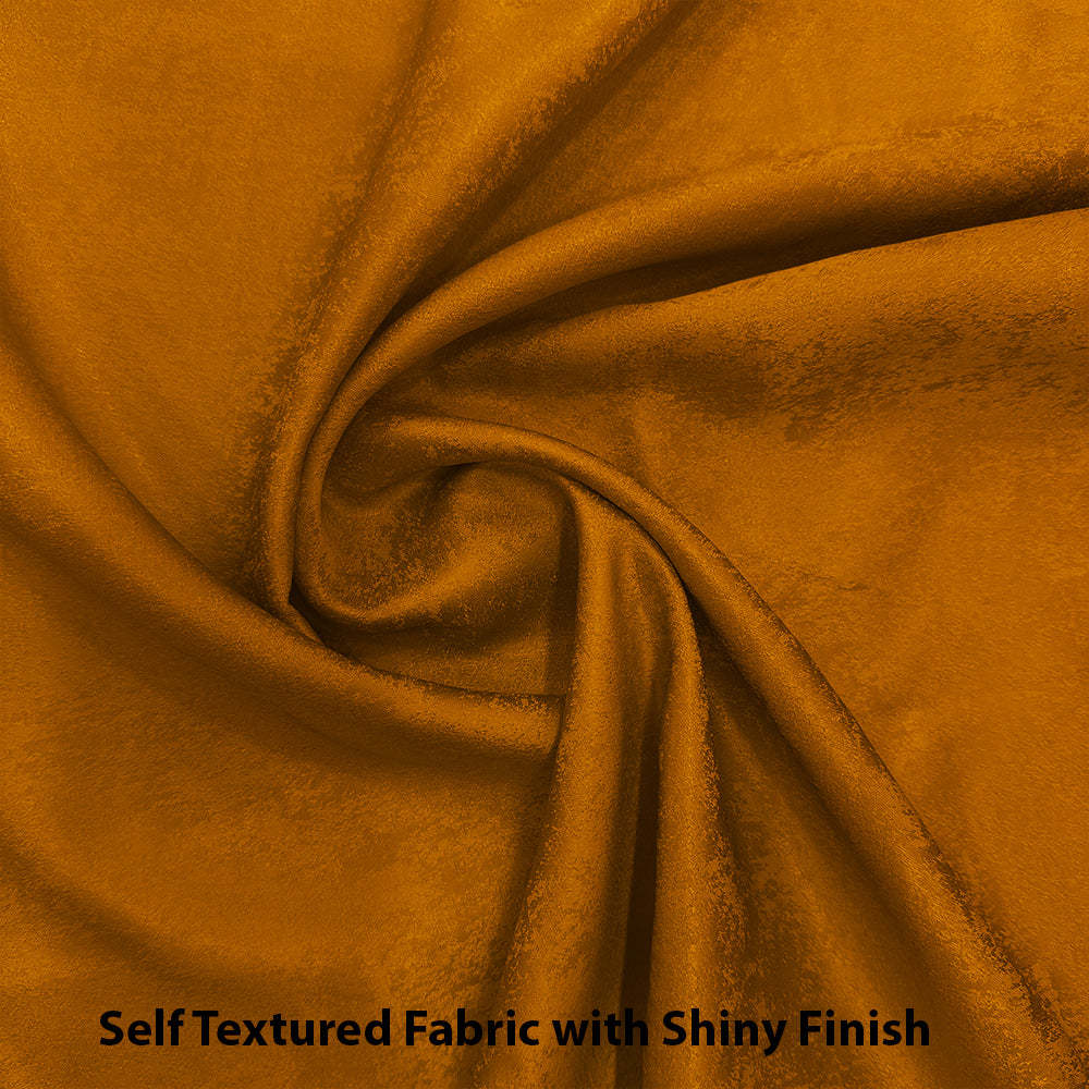 Jacquard Room Darkening Curtains in Tangy Twist Set Of 2 - (P104)