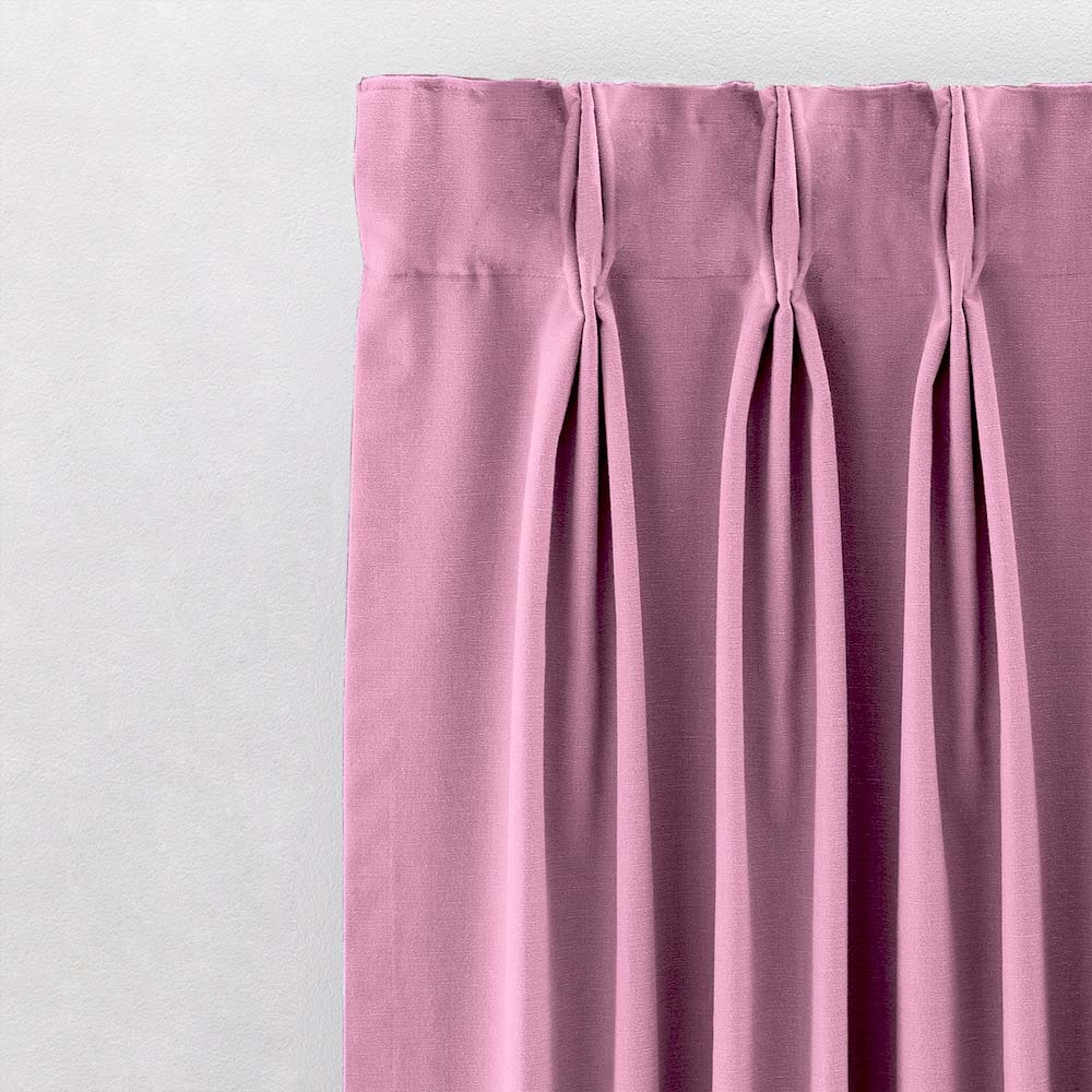 Jacquard Room Darkening Curtains in Baby Pink Set Of 2 - (P106)