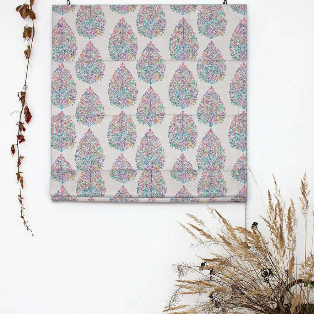 Butta Majesty Indie Bubble Pink Satin Roman Blind (DS108A)