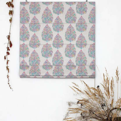 Butta Majesty Indie Bubble Pink Satin Roman Blind (DS108A)