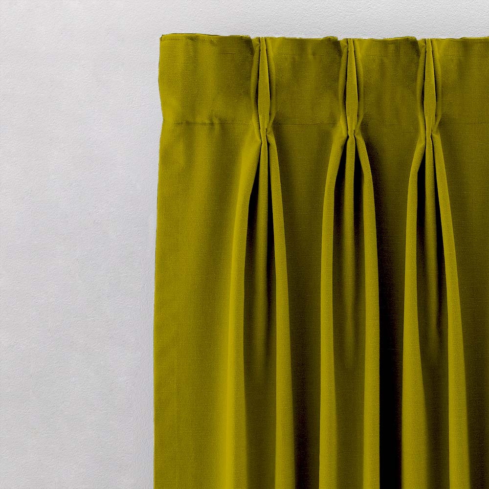 Jacquard Room Darkening Curtains in Lucky Limeade Set Of 2 - (P135)