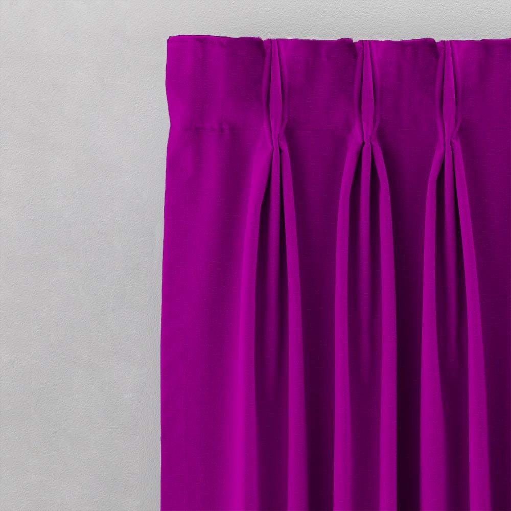 Jacquard Room Darkening Curtains in Smitten Purple Set Of 2 - (P141)