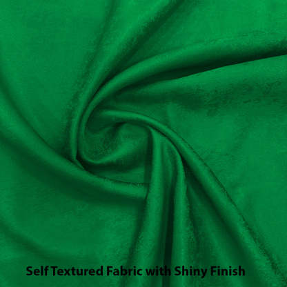 Jacquard Room Darkening Curtains in Treetop Green Set Of 2 - (P147)
