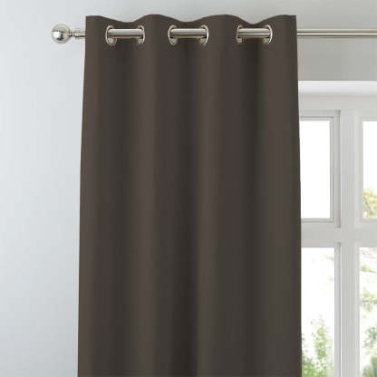 Jacquard Room Darkening Curtains in Ash Grey Set Of 2 - (P15)