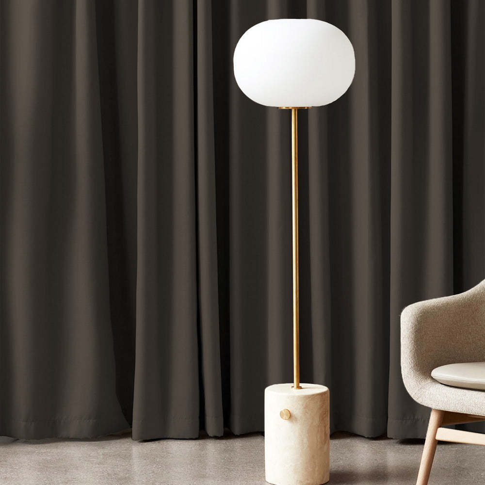 Jacquard Room Darkening Curtains in Ash Grey Set Of 2 - (P15)