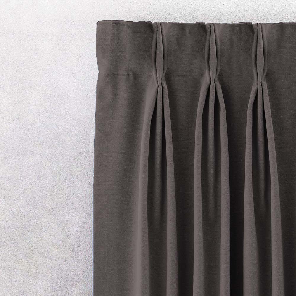 Jacquard Room Darkening Curtains in Moon Rock Grey Set Of 2 - (P182)
