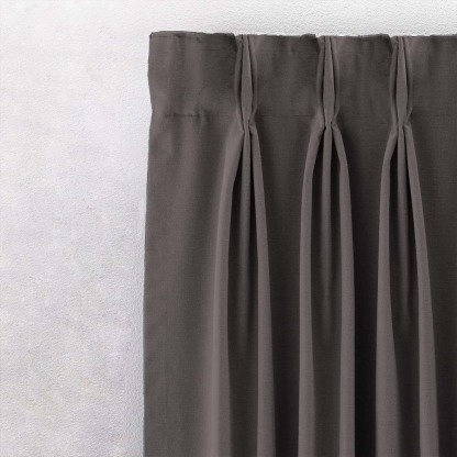 Jacquard Room Darkening Curtains in Moon Rock Grey Set Of 2 - (P182)