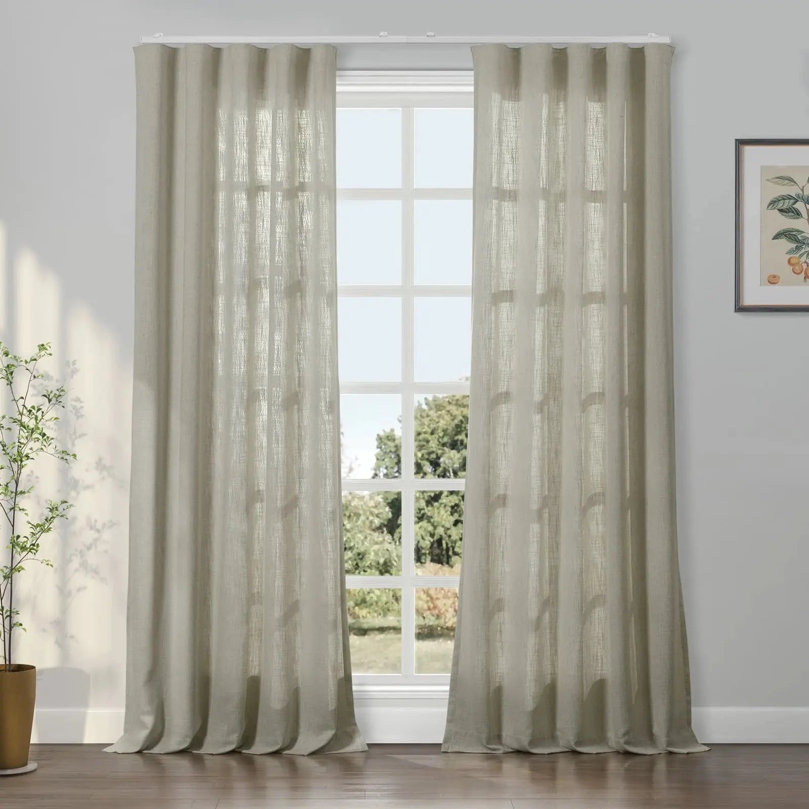 Liz Linen Ripple Fold Drapery TWOPAGES