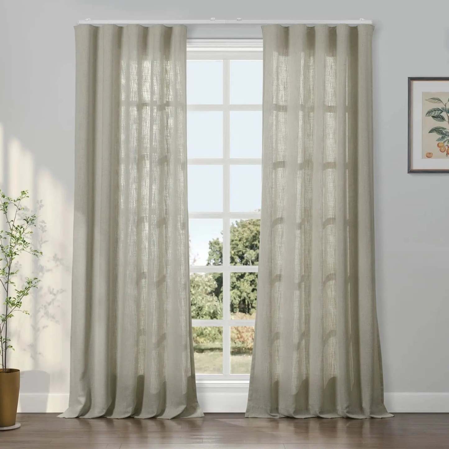 Liz Linen Ripple Fold Drapery TWOPAGES