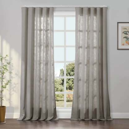 Liz Linen Ripple Fold Drapery TWOPAGES