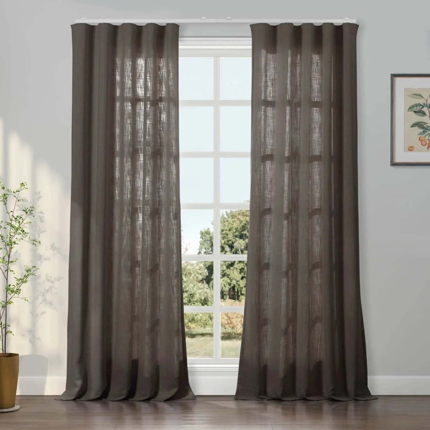Liz Linen Ripple Fold Drapery TWOPAGES