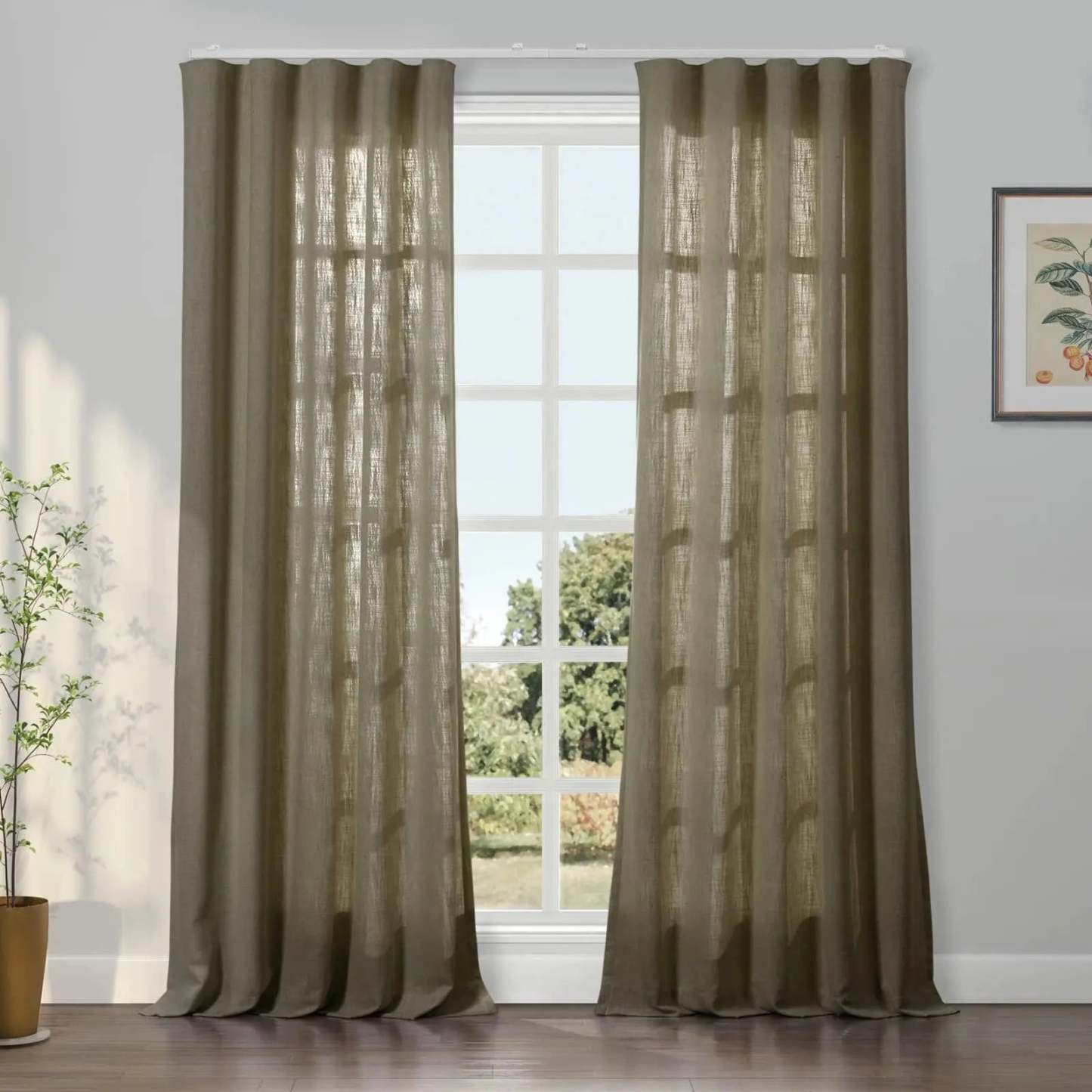 Liz Linen Ripple Fold Drapery TWOPAGES