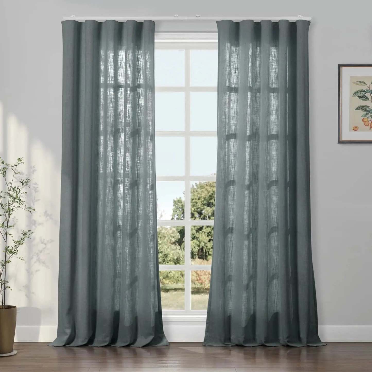 Liz Linen Ripple Fold Drapery TWOPAGES