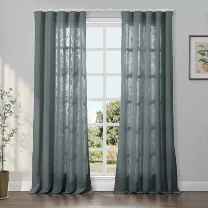 Liz Linen Ripple Fold Drapery TWOPAGES