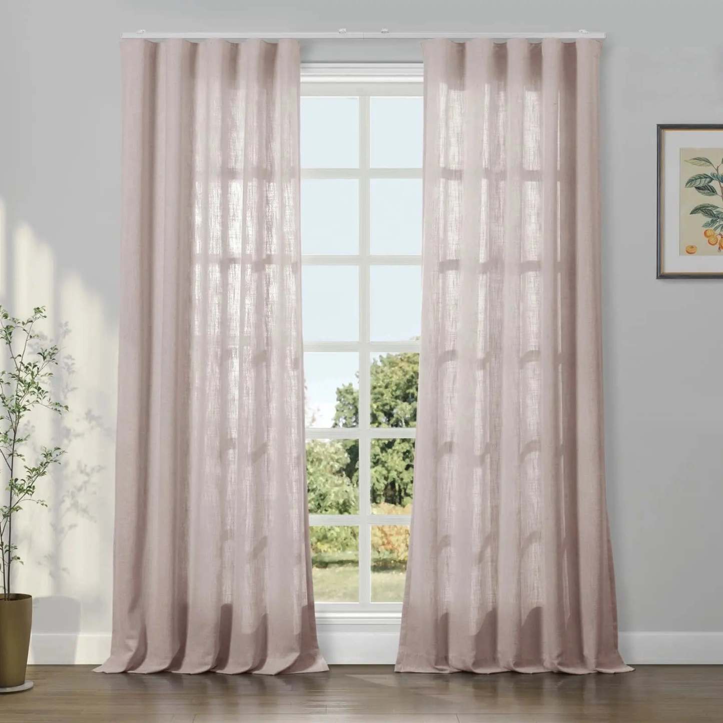 Liz Linen Ripple Fold Drapery TWOPAGES