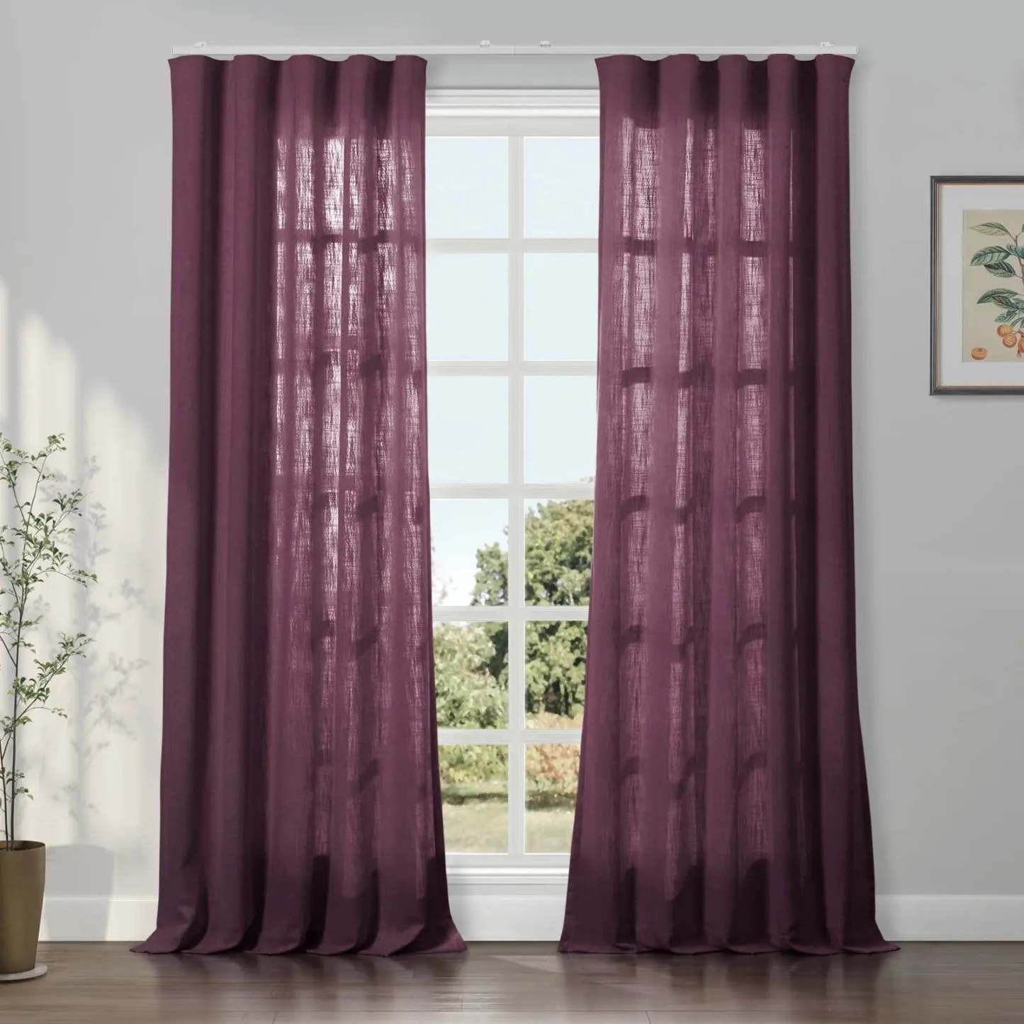 Liz Linen Ripple Fold Drapery TWOPAGES