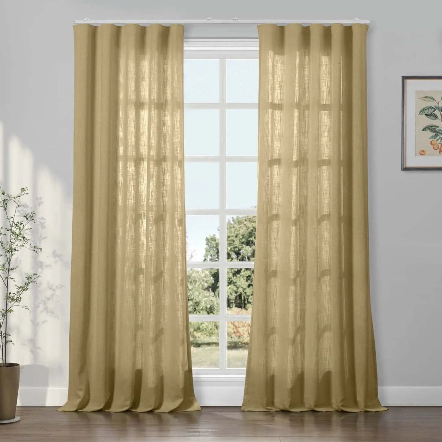 Liz Linen Ripple Fold Drapery TWOPAGES
